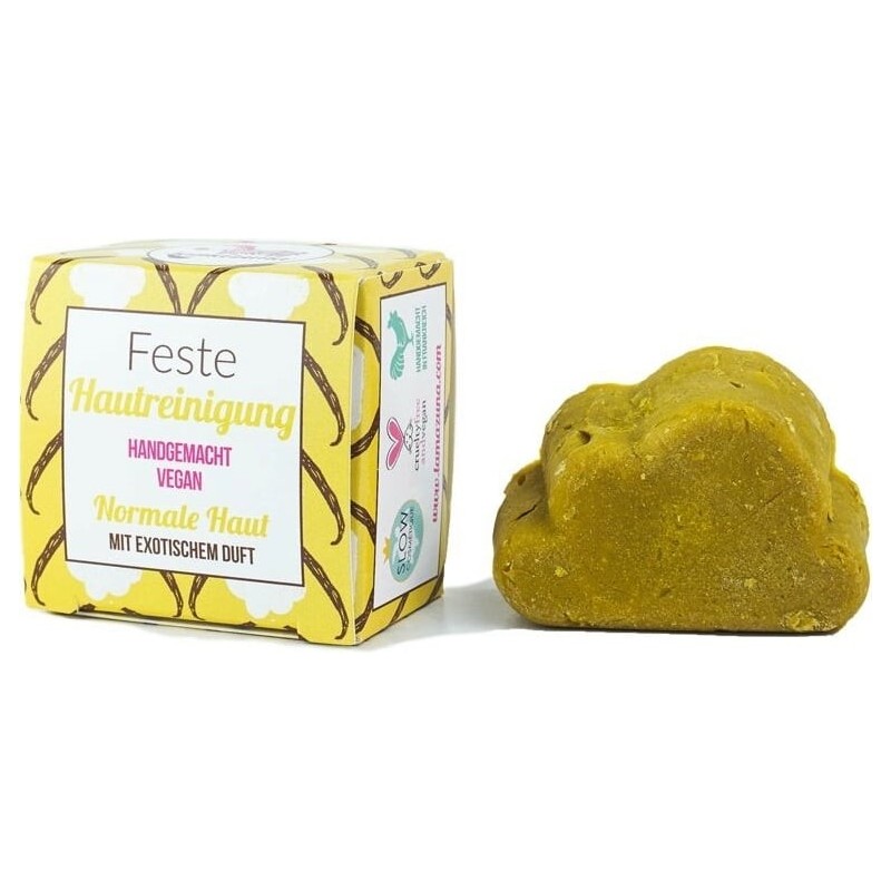 Facial cleanser solid for normal skin Vegan Lamazuna Detergents  Available on Yumibio.com