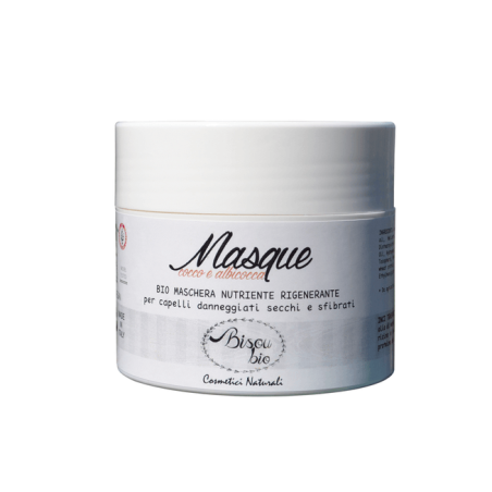 Masque pour cheveux de la noix de Coco et Abricot Bisou Bio Les masques   Disponible sur Yumibio.com