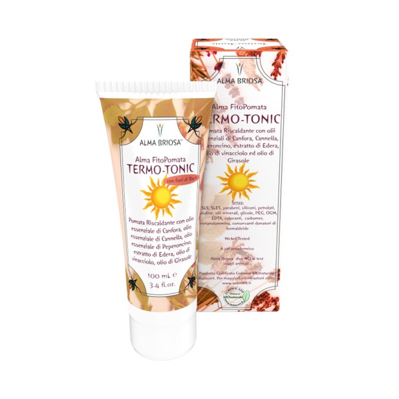Fitopomata Thermo-Tonic, Bio and Vegan for the microcirculation Alma Briosa Specific Treatments  Available on Yumibio.com