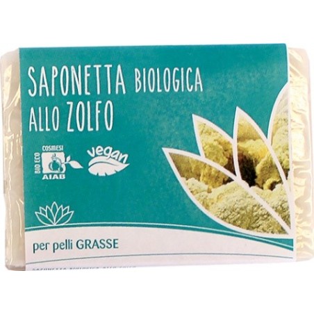 Savon au Soufre pour les peaux Grasses Fior di Loto Les savons   Disponible sur Yumibio.com