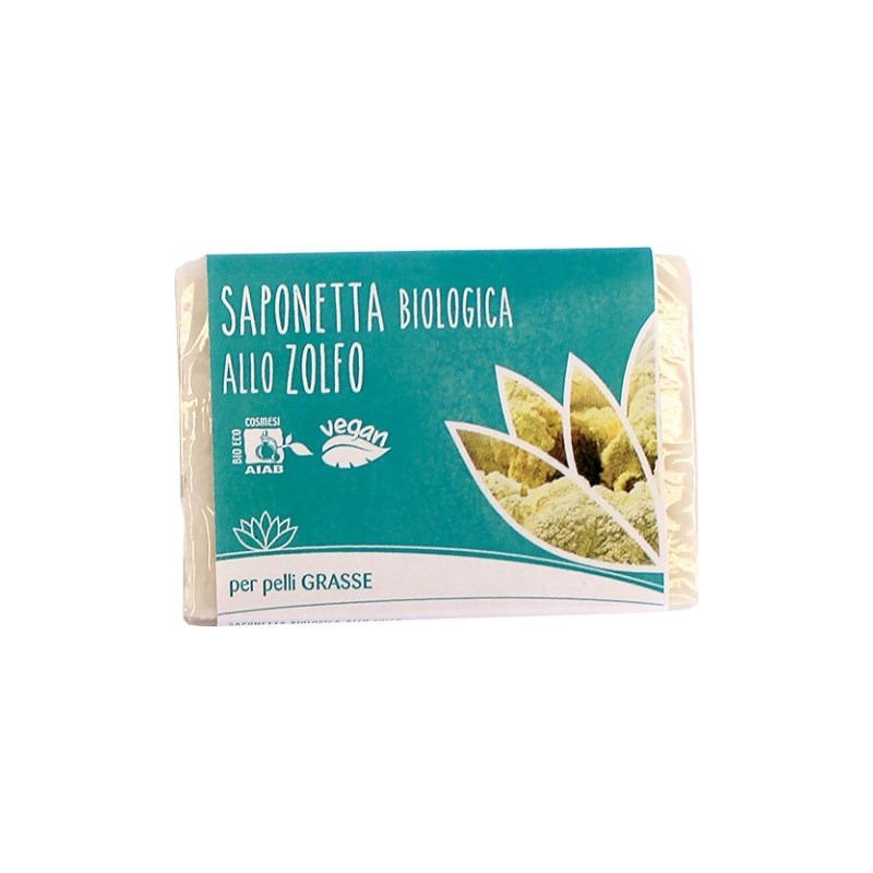Savon au Soufre pour les peaux Grasses Fior di Loto Les savons   Disponible sur Yumibio.com