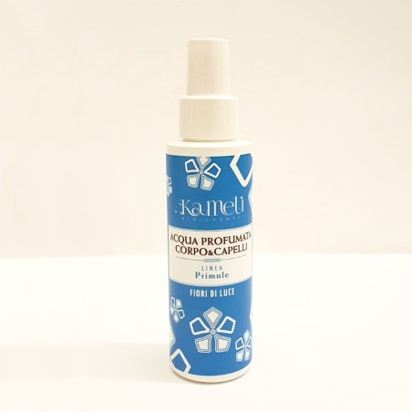 The water, Perfumed Body and Hair - Flowers of Light Kamelì Perfumes  Available on Yumibio.com