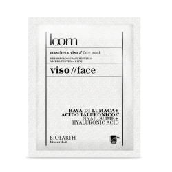Face mask to the Dribble of the Snail and Hyaluronic Acid Bioearth Masks  Available on Yumibio.com