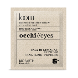 Masque pour les yeux à la chute de bave et de Peptides Bioearth Les yeux   Disponible sur Yumibio.com