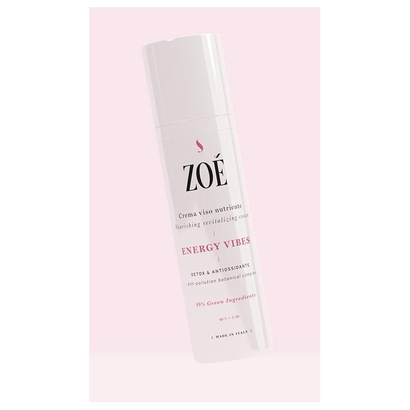 L'Énergie Vibes - Nourrissante Crème Pour Le Visage Zoe Cosmetics Hydratant   Disponible sur Yumibio.com