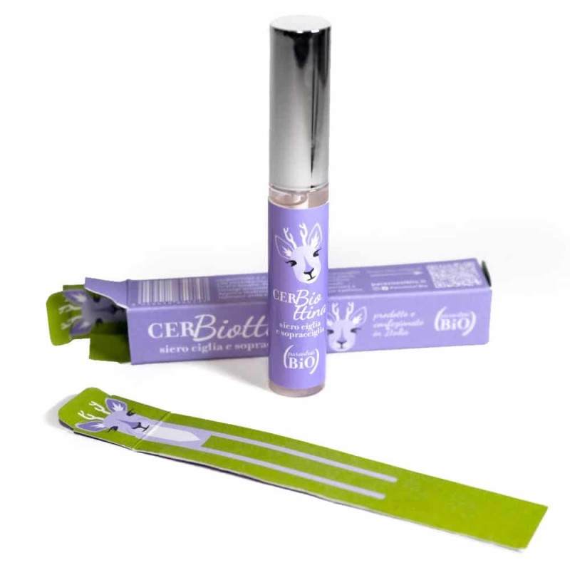 Cerbiottina - Siero Ciglia e Sopracciglia Parentesi Bio Les yeux   Disponible sur Yumibio.com