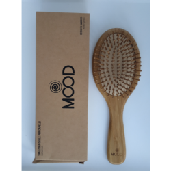 Brush Oval Wooden Bamboo Mood Brushes and combs  Available on Yumibio.com
