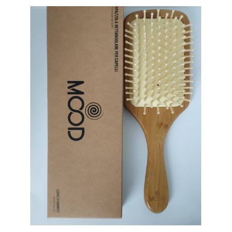 Mood  Spazzola Rettangolare in Legno di Bamboo  Spazzole e Phon