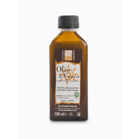 Coconut oil Super-bronzing Tea Natura Oils and Macerated  Available on Yumibio.com