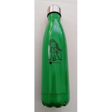 Bottle, Thermal Stainless Steel - Green Yumibio Gadget Dishes and Cutlery  Available on Yumibio.com