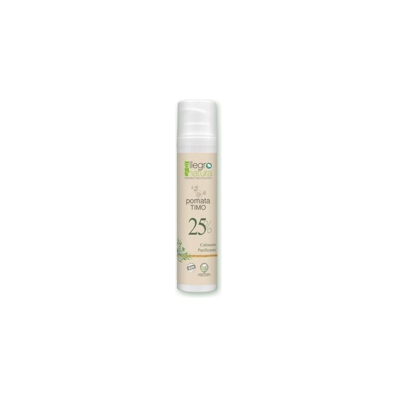 Ointment with Thyme, soothing and purifying Allegro Natura Lotions and Creams  Available on Yumibio.com