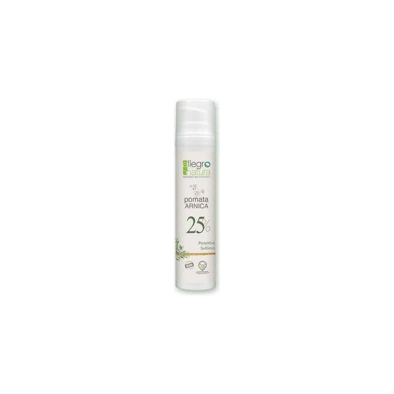 Ointment Arnica and 25% soothing and invigorating Allegro Natura Lotions and Creams  Available on Yumibio.com