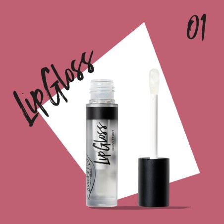 Le Brillant À Lèvres Transparent Purobio Brillant   Disponible sur Yumibio.com