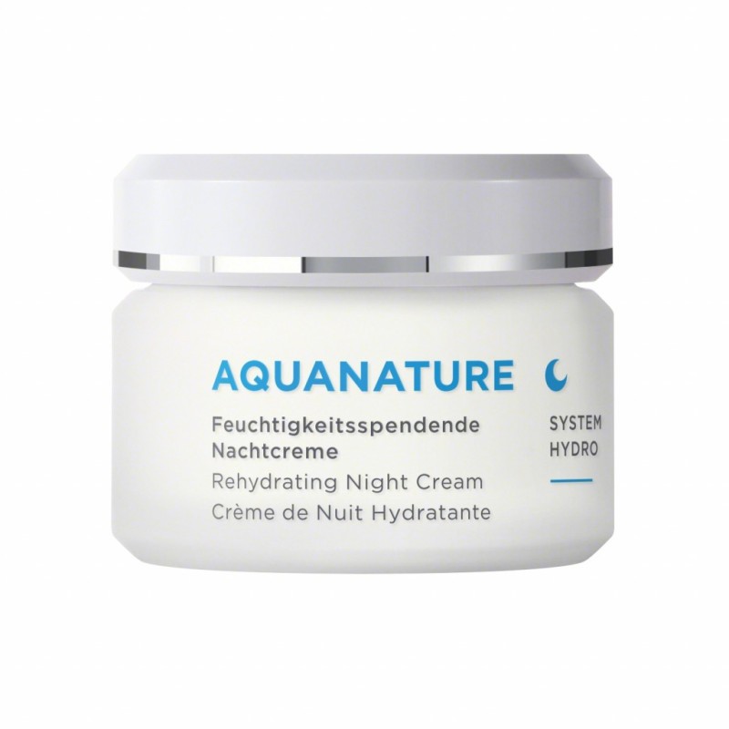 Night Cream Rehydrating Facial AquaNature Annemarie Borlind Moisturizing  Available on Yumibio.com