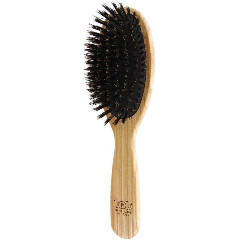 Tek  Spazzola Ovale con Setole in Eco-Cinghiale  Spazzole e Phon
