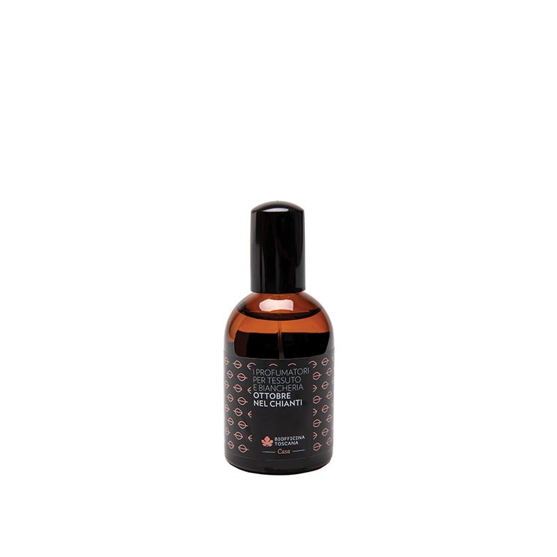 Diffuseur de parfum pour les Tissus - octobre dans la région du Chianti Biofficina Toscana Blanchisserie   Disponible sur Yum...