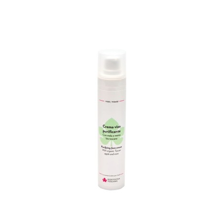 Crème pour le visage, Purifiant à la Menthe, et Apple Biofficina Toscana Hydratant   Disponible sur Yumibio.com