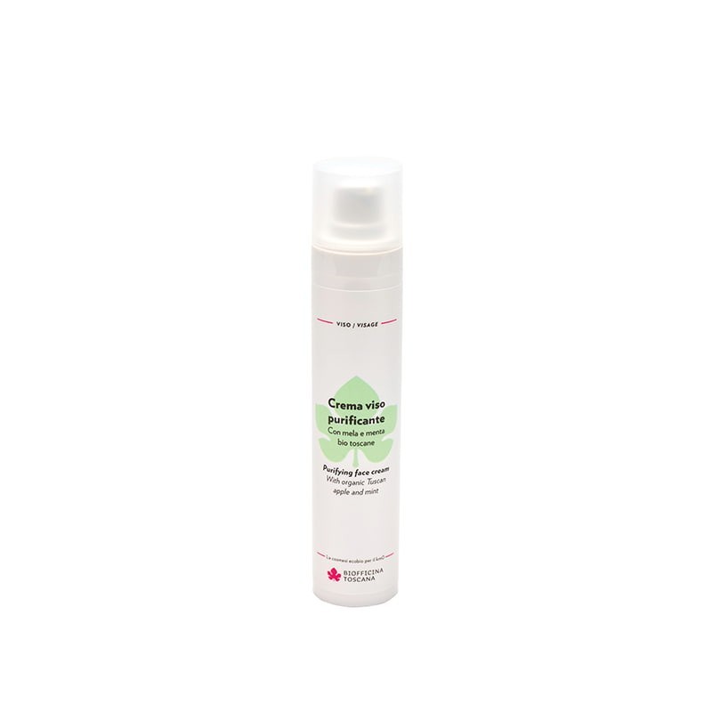 Face cream, Purifying Mint, and Apple Biofficina Toscana Moisturizing  Available on Yumibio.com