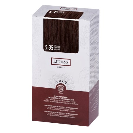 Couleur sans Ammoniaque - Cappuccino 5.35 Villa Lodola Teint de légumes et de Henne   Disponible sur Yumibio.com