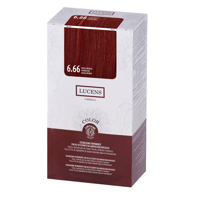 Villa Lodola  Tinta senza Ammoniaca 6.66 - Rosso Intenso  Tinte per capelli