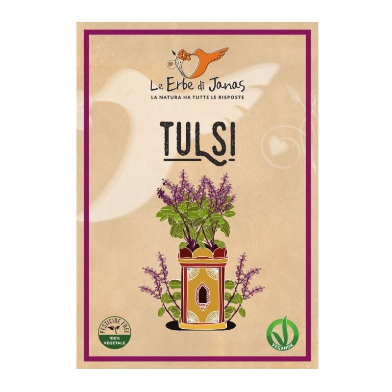 Tulsi Le Erbe di Janas Herbal Ayurvedic  Available on Yumibio.com