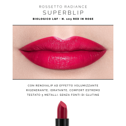 Lipstick Superb Lip - the Red in the Rose Liquidflora Rossetti  Available on Yumibio.com