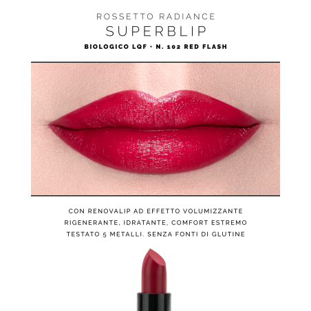 Lipstick Superb Lip - Red Flash Liquidflora Rossetti  Available on Yumibio.com
