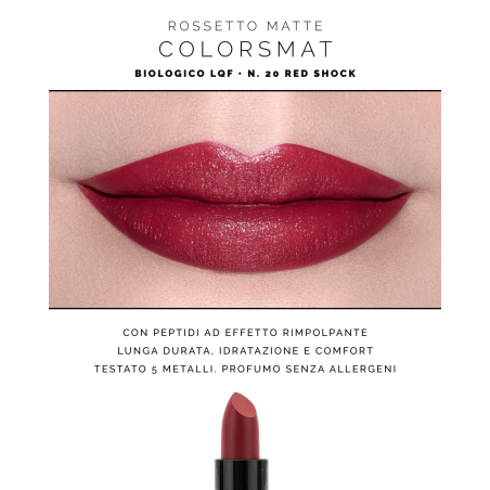 Rouge À Lèvres Repulpant Effet - Choc Rouge Liquidflora Rossetti   Disponible sur Yumibio.com
