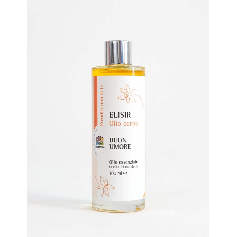 Élixir d'Huile Corps de l'Humeur 100 ml Olfattiva Huiles de Massage   Disponible sur Yumibio.com