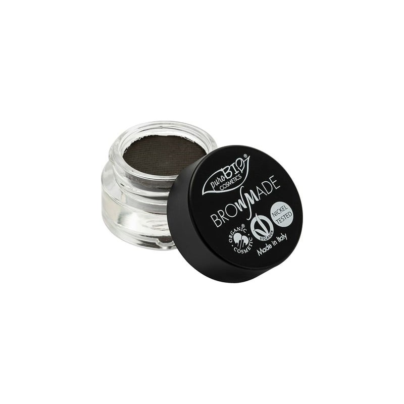 Purobio  Pasta per Sopracciglia BrowMade - 04 Carbone  Matite sopracciglia