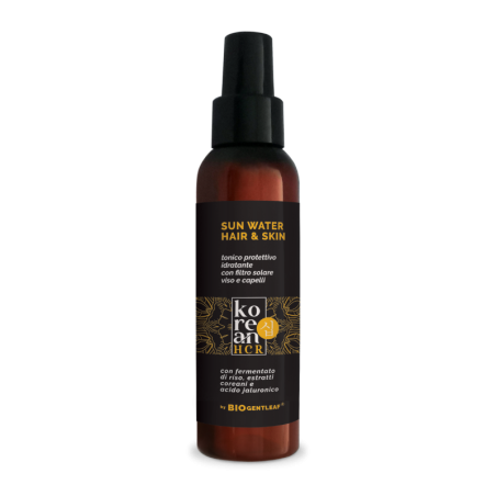Gentleaf  Sun Water Hair e Skin - Tonico Protettivo e Idratante Viso e Capelli  Protezioni Solari per Capelli