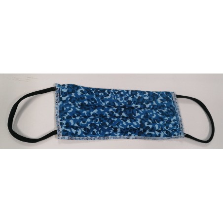 Boccadamo  Mascherina Blu Camouflage  Spugne e Accessori Viso