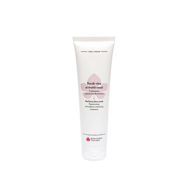 Biofficina Toscana  Scrub Viso ai Frutti Rossi  Scrub Viso