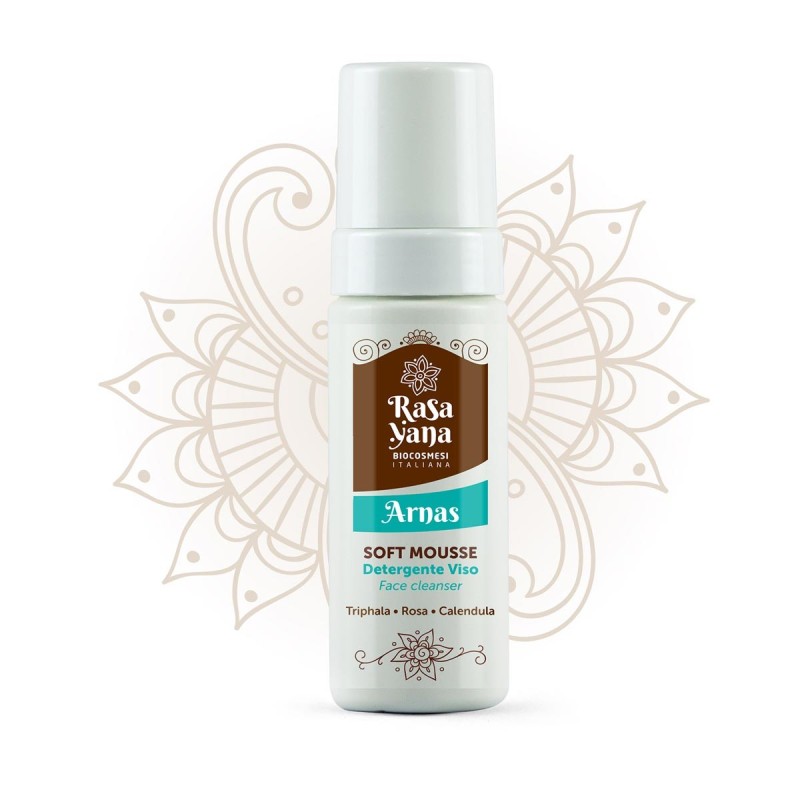Arnas - Soft Face Cleansing Mousse Rasayana Detergents  Available on Yumibio.com
