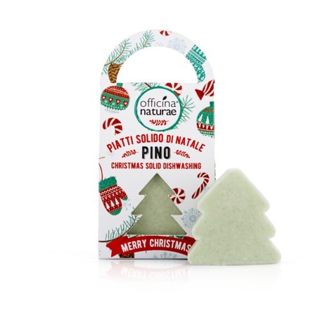 Pine - Solid Soap for Dishes - Christmas Edition Officina Naturae Dishes and Cutlery  Available on Yumibio.com