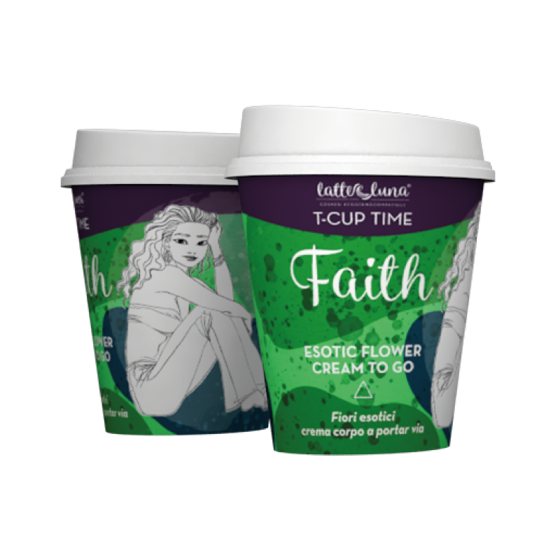 TCup-faith Body Cream-notes fruitées et exotiques Latte e Luna Des Lotions et des Crèmes   Disponible sur Yumibio.com