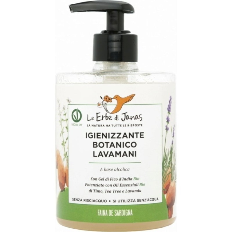 Le Erbe di Janas  Igienizzante Botanico per le Mani 500 ml  Igienizzanti Mani