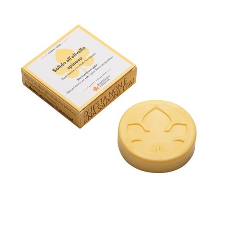 Sea Buckthorn solid shower Shampoo Biofficina Toscana Detergente Corpo Solido  Available on Yumibio.com