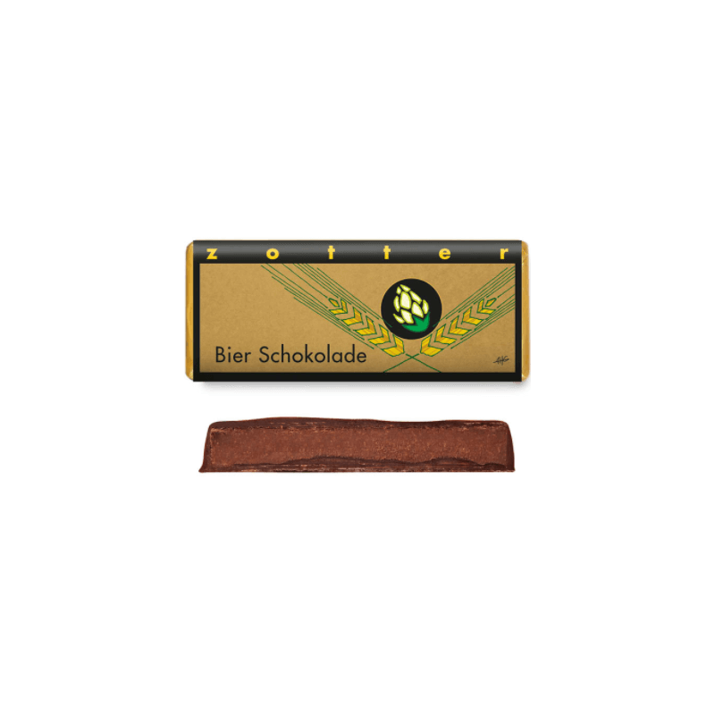 Snack di Cioccolato alla Birra Zotter Cioccolato   Disponible sur Yumibio.com