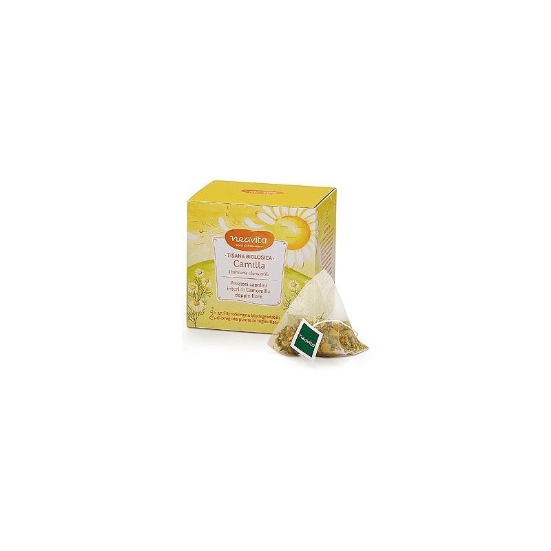 FiltroScrigno - Camomilla Bio Neavita Tea and herbal Teas  Available on Yumibio.com