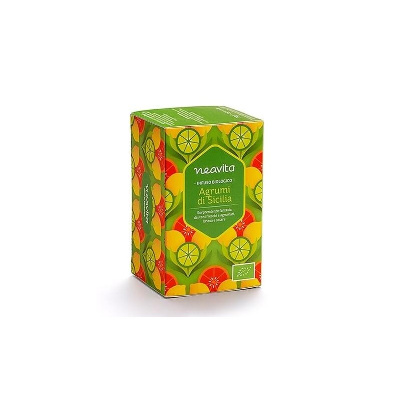 Infuso in Filtro - Agrumi di Sicilia Bio Neavita Tea and herbal Teas  Available on Yumibio.com