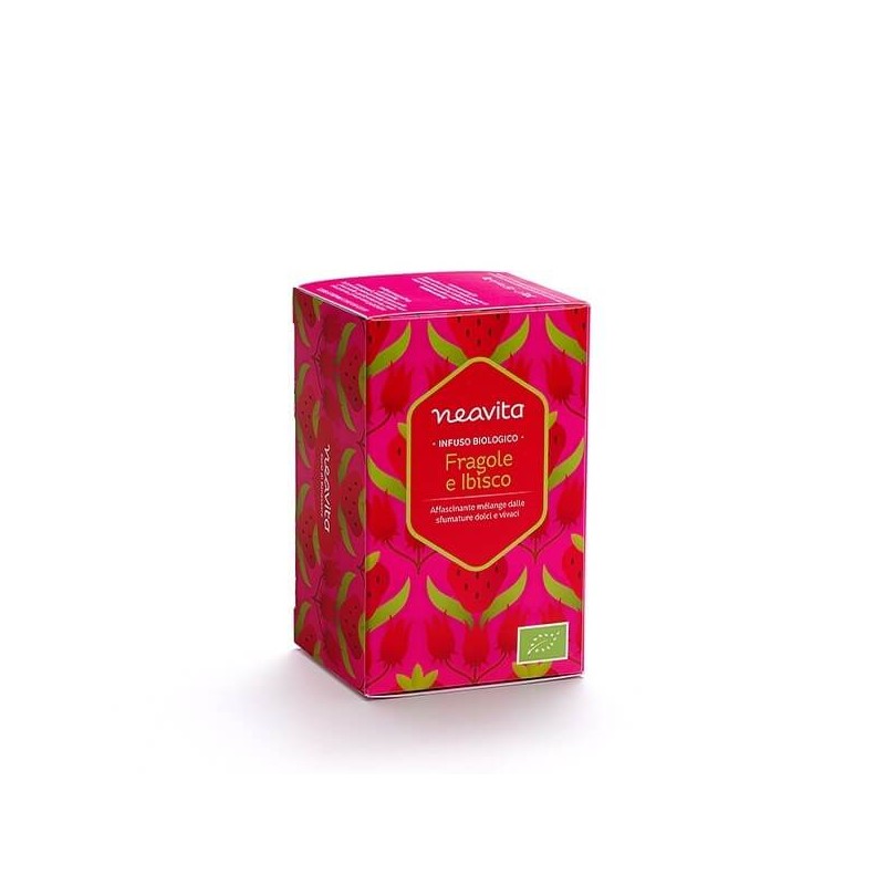 Neavita  Infuso in Filtro - Fragole e Ibisco Bio  Tè e Tisane