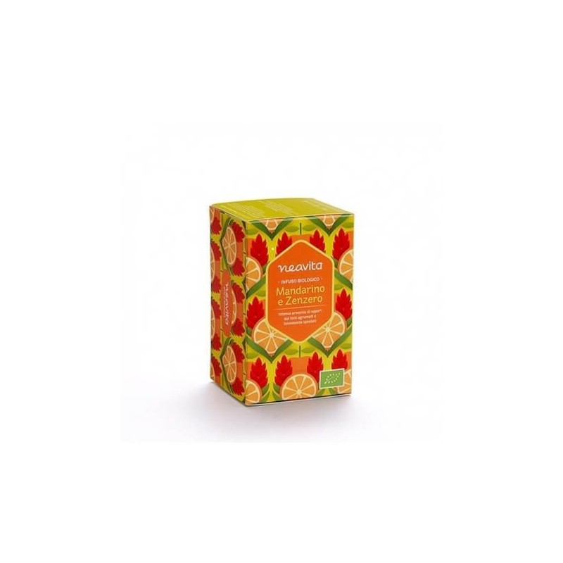 Infuso in Filtro - Mandarino e Zenzero Neavita Thé et Tisanes   Disponible sur Yumibio.com