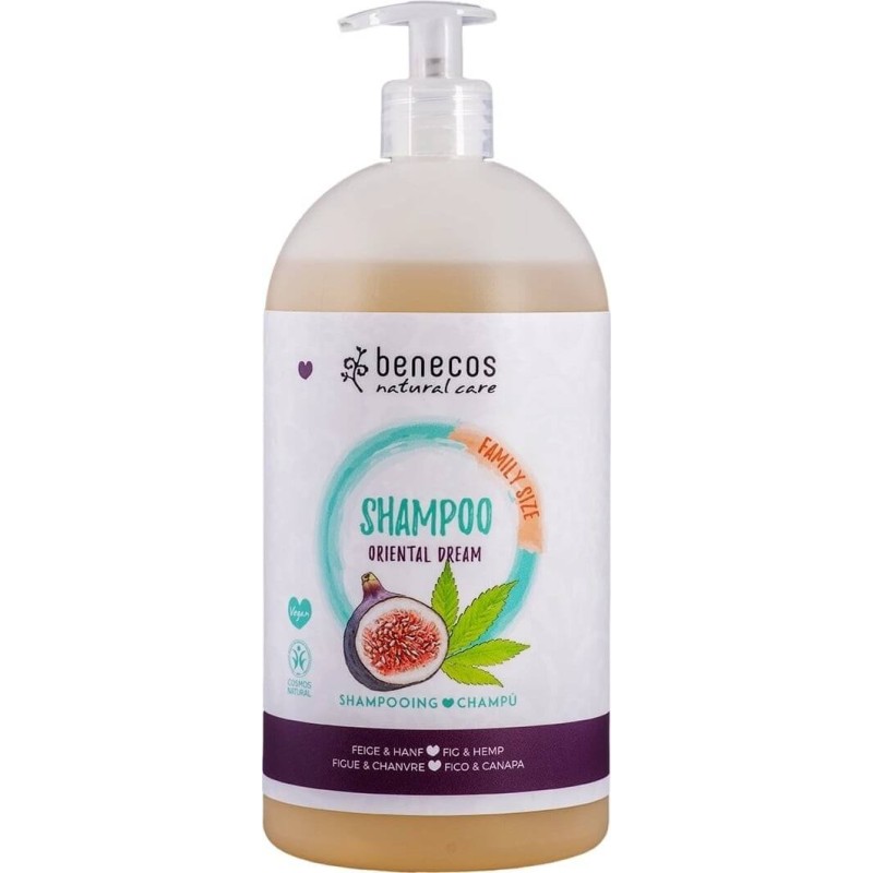 Benecos  Shampoo Fico e Canapa - Oriental Dream  Shampoo Capelli Secchi e Trattati