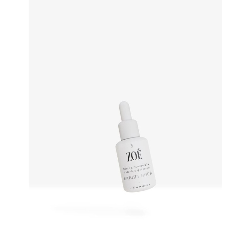 Bright Hour-Anti-Stain and lightening Face Serum Zoe Cosmetics Sera  Available on Yumibio.com