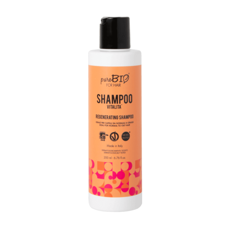 Vitality Shampoo Purobio Shampoo  Available on Yumibio.com