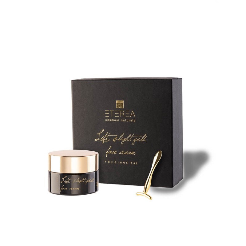 Eterea Cosmesi  Gold Cream - Crema Liftante e Illuminante + Tool  Anti-Age