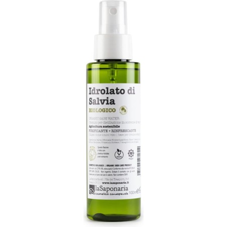 Hydrolat of Sage La Saponaria Idrolati  Available on Yumibio.com