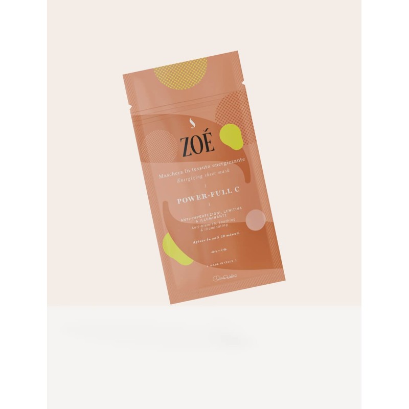 Zoe Cosmetics  Power Full C - Maschera in Tessuto Energizzante  Maschere Viso