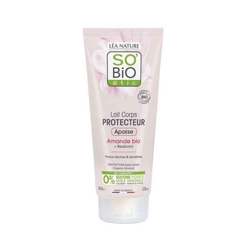 SO’BiO étic  Latte Corpo Protettivo con Olio di Mandorla  Creme Corpo Bio